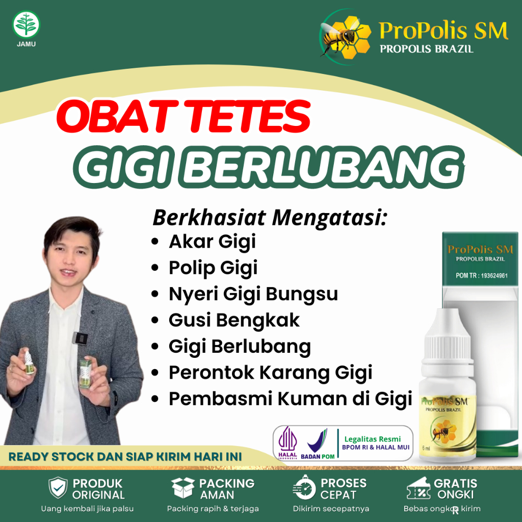 Obat Sakit Gigi Bolong, Obat Nyeri Sisa Akar Gigi, Obat Gigi Berlubang, Gigi Nyutnyutan, Mengobati G