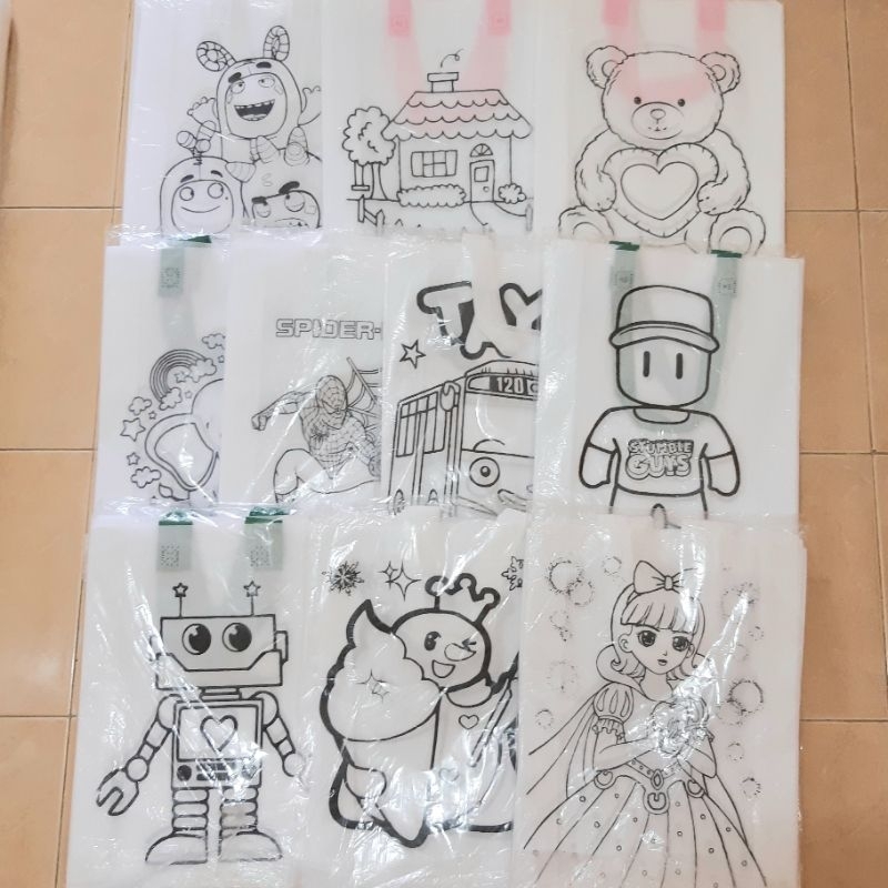 

TAS LUKIS | TAS MEWARNAI | TAS SPUNBOND | GOODIE BAG #1
