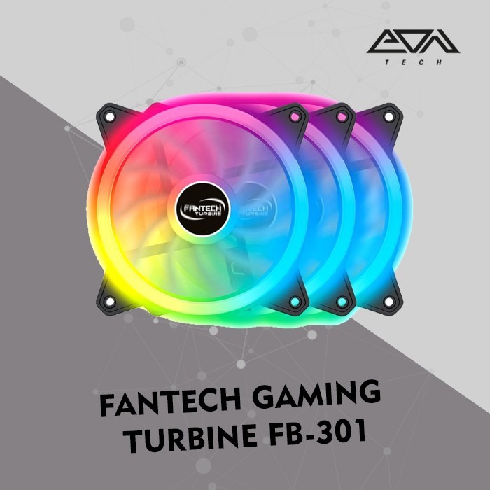 Fantech Gaming Turbine FB-301 RGB Fan Casing 3in1 Remote FB301