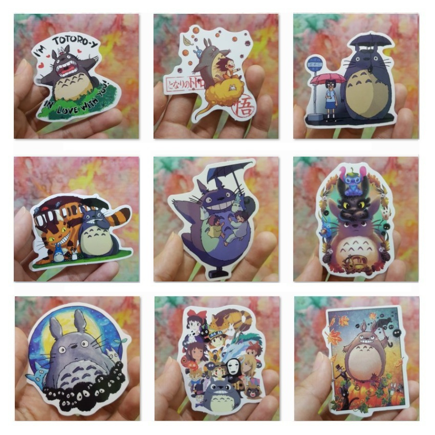 

[PROMO B] 27 Sticker TOTORO (Decal Waterproof, Koper, Laptop dll)