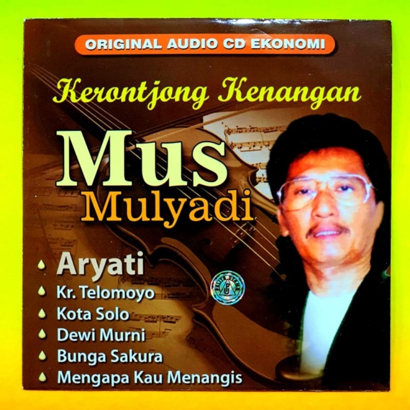 ORIGINAL KASET CD LAGU KERONCONG MUS MULYADI-LAGU KERONCONG-LAGU KERONCONG MODERN-KASET CD COMPACT D