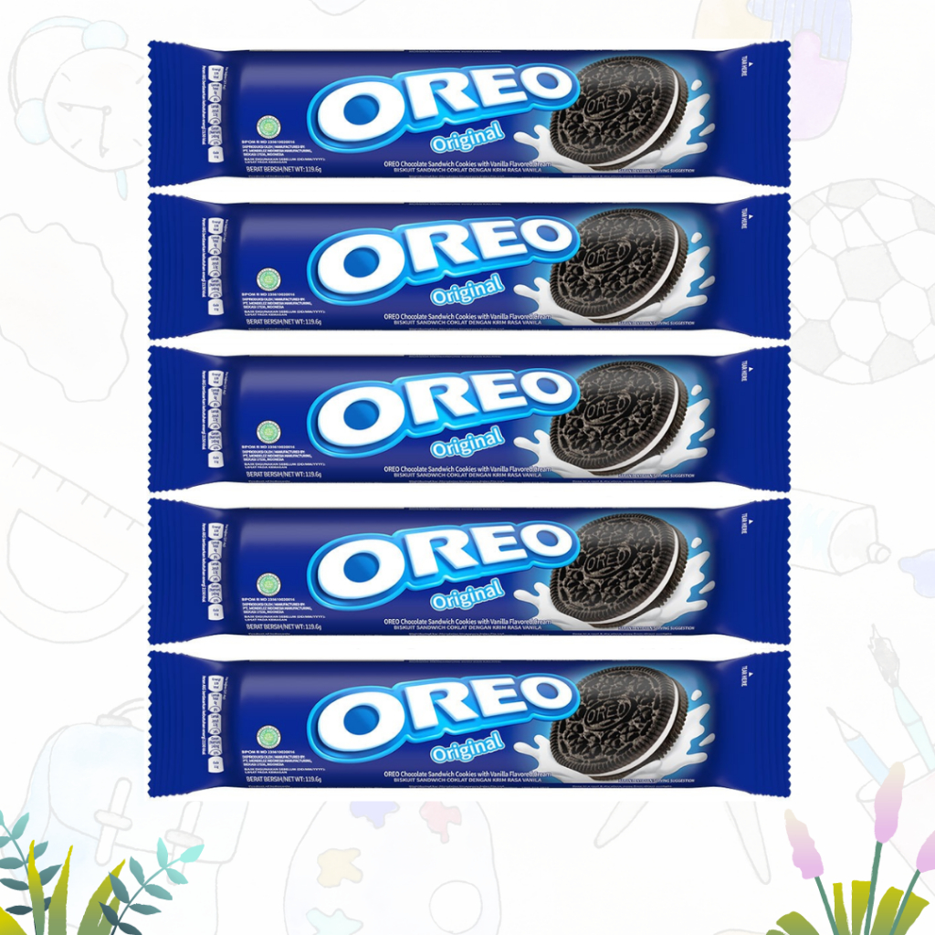 

Oreo Sandwich Original l Oreo Biskuit Original 138gr (pcs)