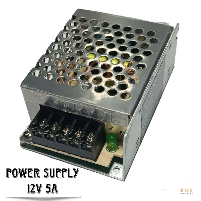 POWER SUPPLY 12V 5A / POWER SUPPLY ADAPTER SWITCHING 12V 5A FOR CCTV LED STRIP