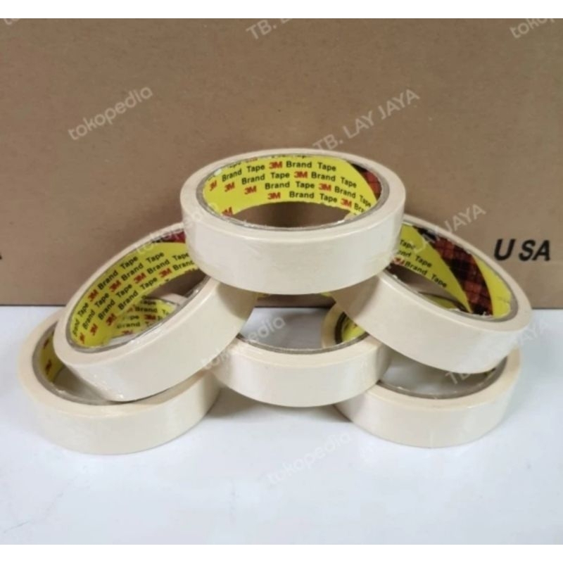 

Solasi Kertas / Masking Tape 3M 1 Inch