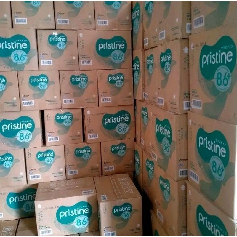 

Ay00! Minuman Kemasan PH Air Mineral Pristine 8+ 8.6 400ML 400 m 1 Dus Karton Isi 24 Botol