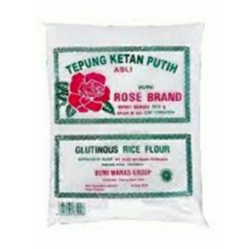 

Tepung ketan putih rose brand 500 gr