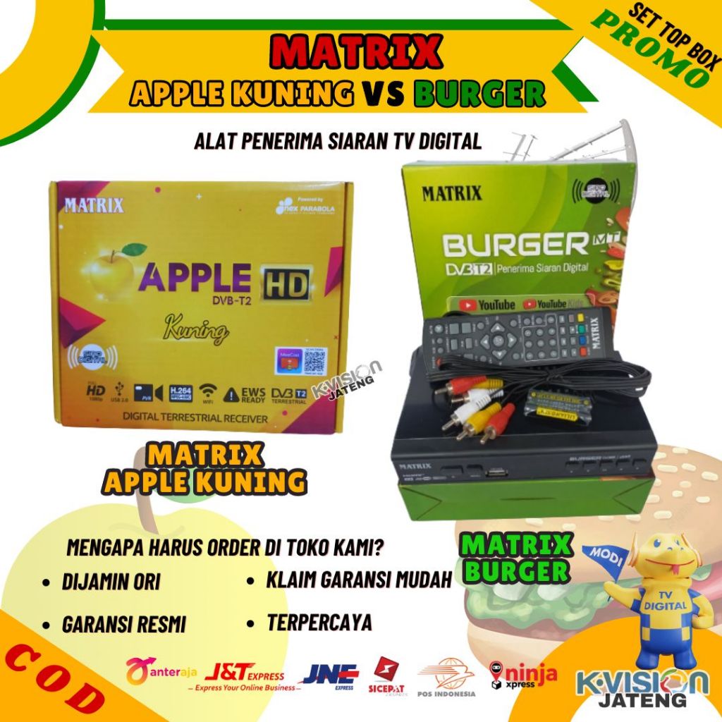 STB MATRIX BURGER / MATRIX APPLE KUNING