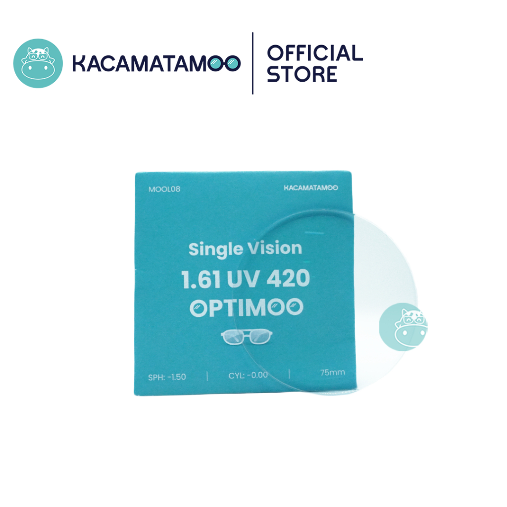 KACAMATAMOO Lensa Blueray HI INDEX 1.61 (GARANSI)