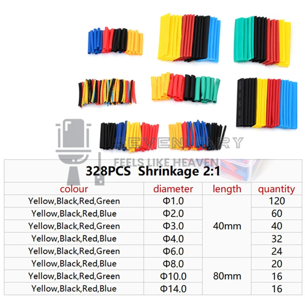 

Isolasi Bakar Heat Shrink Selang Bakar 328 PCS - S0401