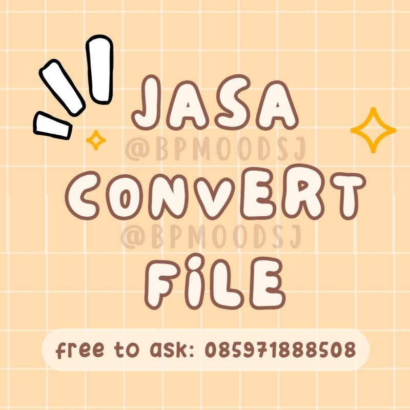 

JASA CONVERT FILE