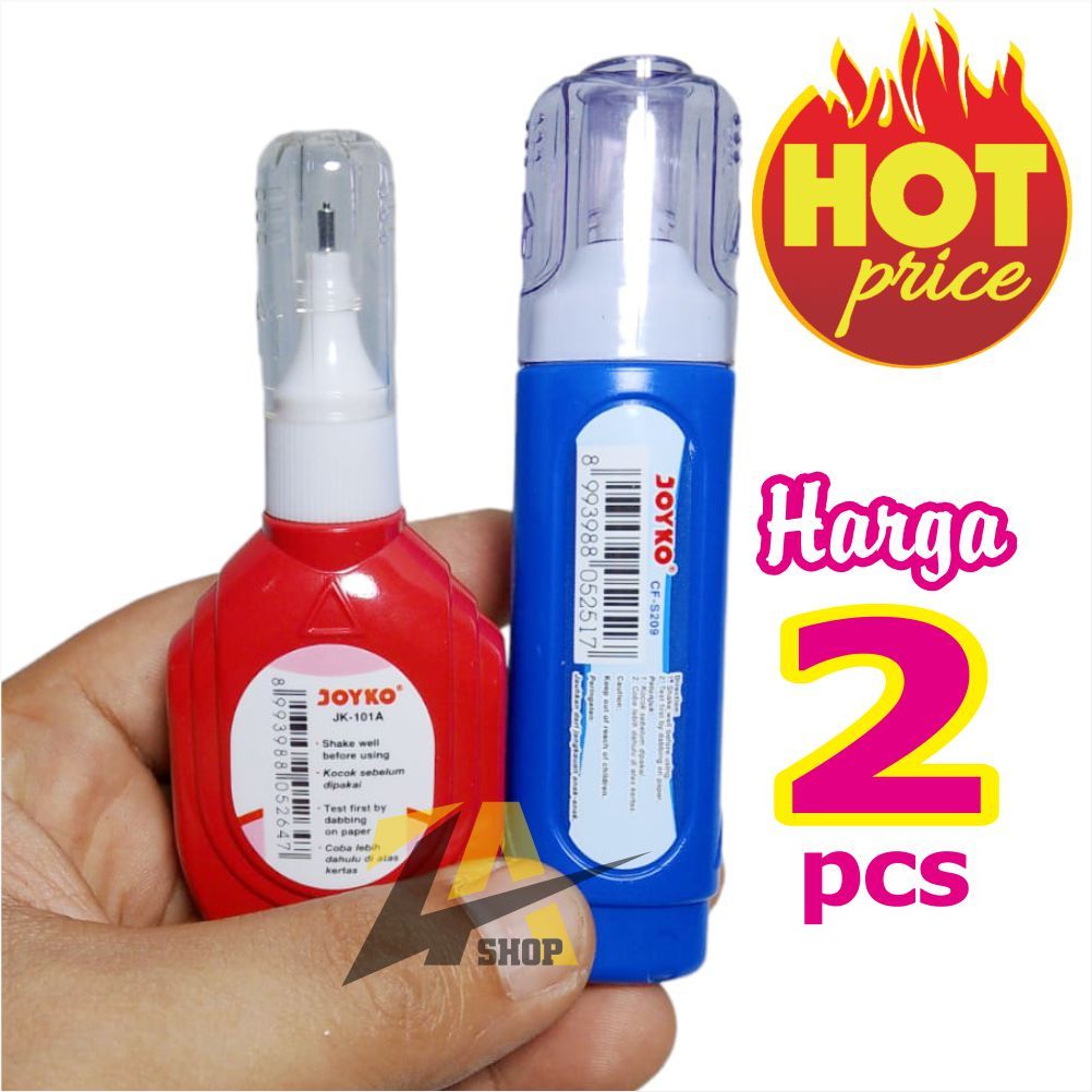 

PROMO CORRECTION PEN JOYKO TIP-X, TIPEX, TIP EX, TIPE - X JOYKO HARGA 2 PCS