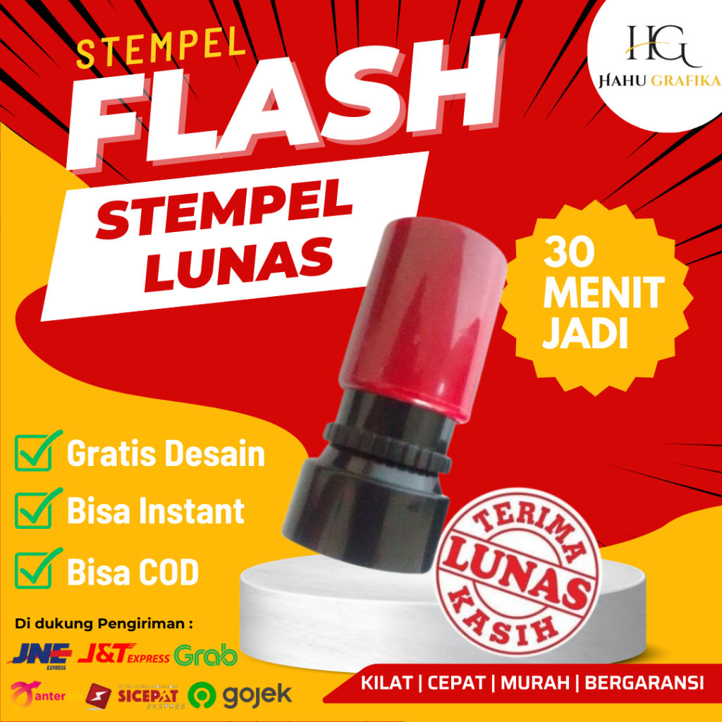 

Stempel LUNAS I Cusom Desain | STEMPEL FLASH | OTOMATIS