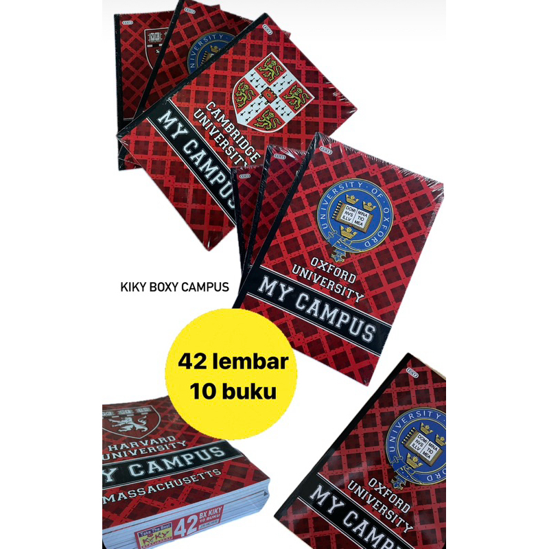 

Buku Tulis KIKY Boxy 42 Lembar isi 10 buku