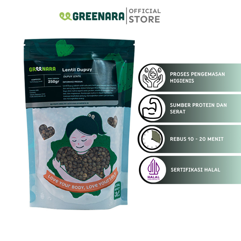 

Greenara - Du Puy Lentils 250gr