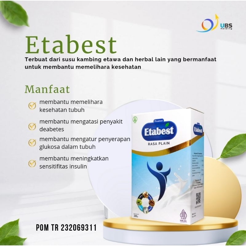 

Susu Kambing Etawa Etabest Cocok untuk Diabetes|Kesehatan Tulang|Sensitifitas Insulin|Kesehatan Tubuh|100% Original Asli