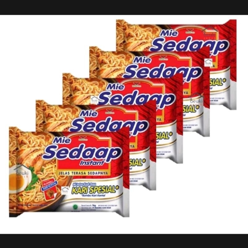 

Mie Sedaap KARI SPESIAL paket isi 5