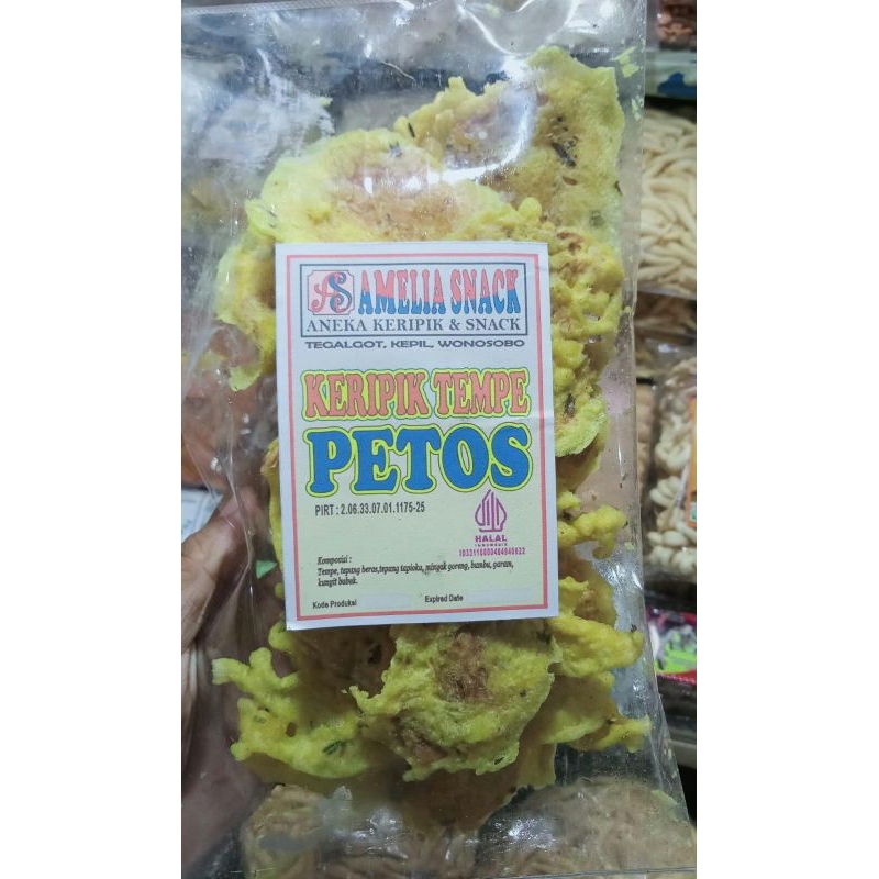 

keripik tempe petos khas wonosobo