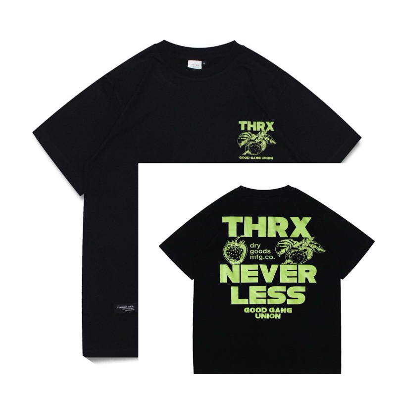 Throox Original Tshirt Kaos Never Less Black