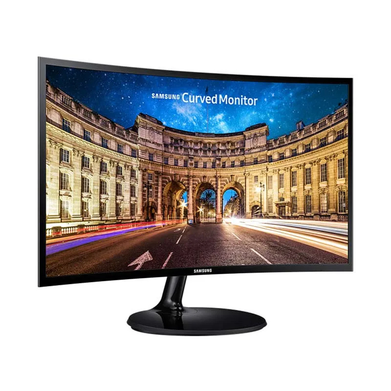 Samsung Curved Monitor 24 inch Original Komputer Computer C24F390 Layar Cekung Lengkung