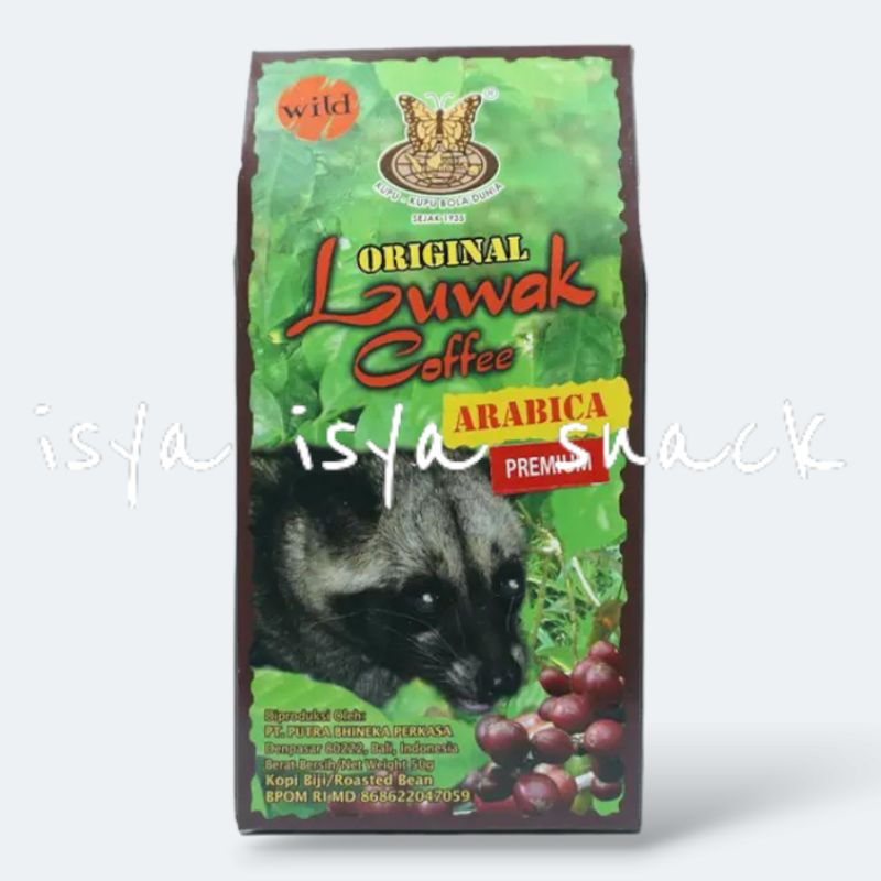

Kupu Kupu Bola Dunia Kopi Bali Luwak Original Arabika Premium Kopi Bubuk Ground Beans