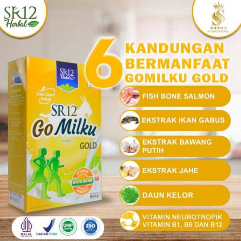 

GO MILKU GOLD SR12 MENINGKATKAN KESEHATAN TULANG & SENDI