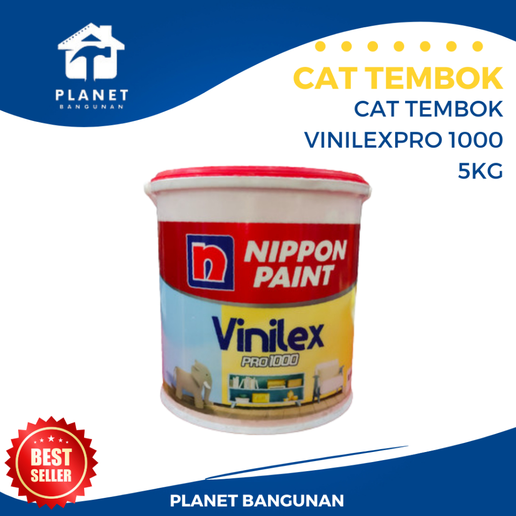 CAT TEMBOK VINILEX PRO 5KG PUTIH
