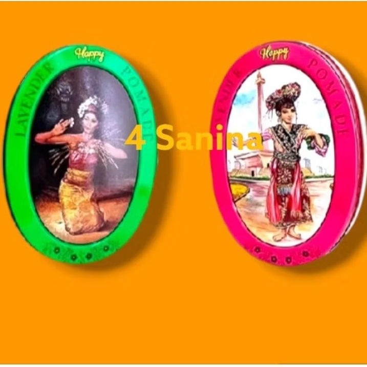 HAPPY LAVENDER POMADE 65 Gr / MINYAK RAMBUT LAVENDER.