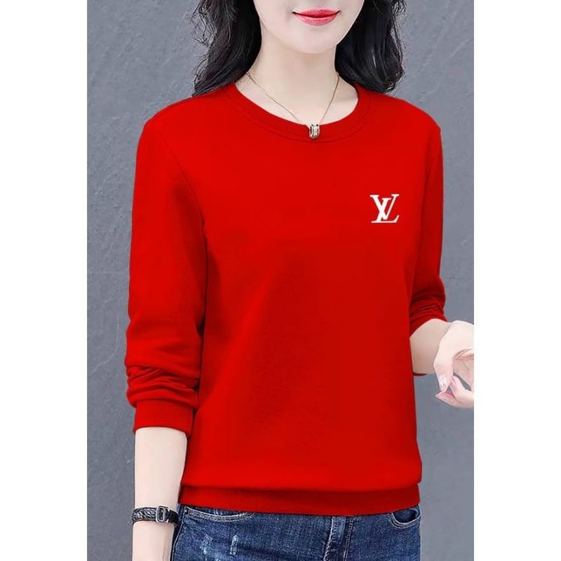 Out Fit wanita Sweater Premium Distro LV  Fashion wanita,simple elegan