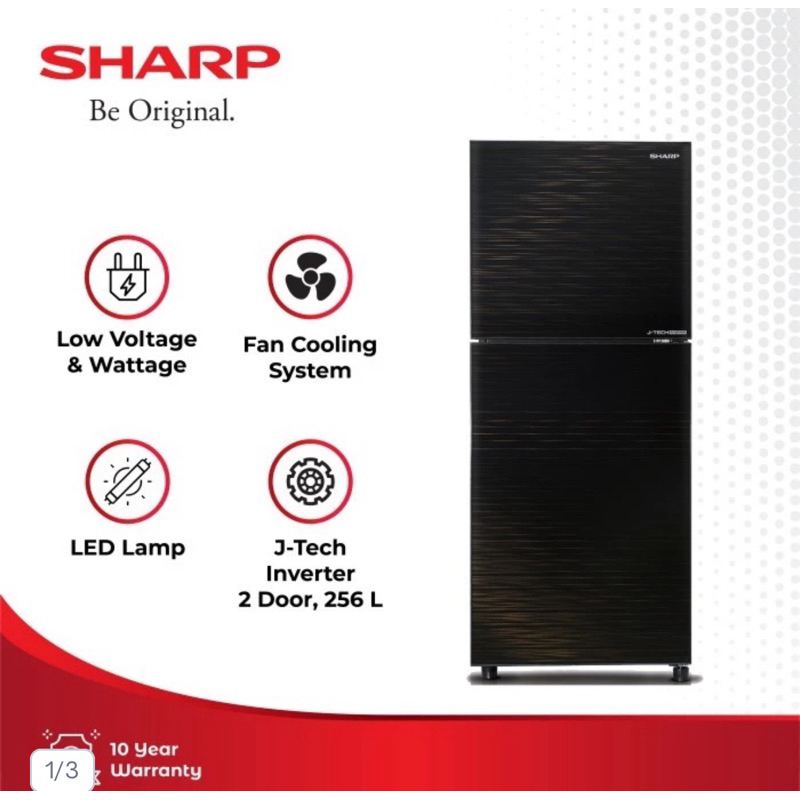 LEMARI ES SHARP SJ-326XI-MK INVERTER