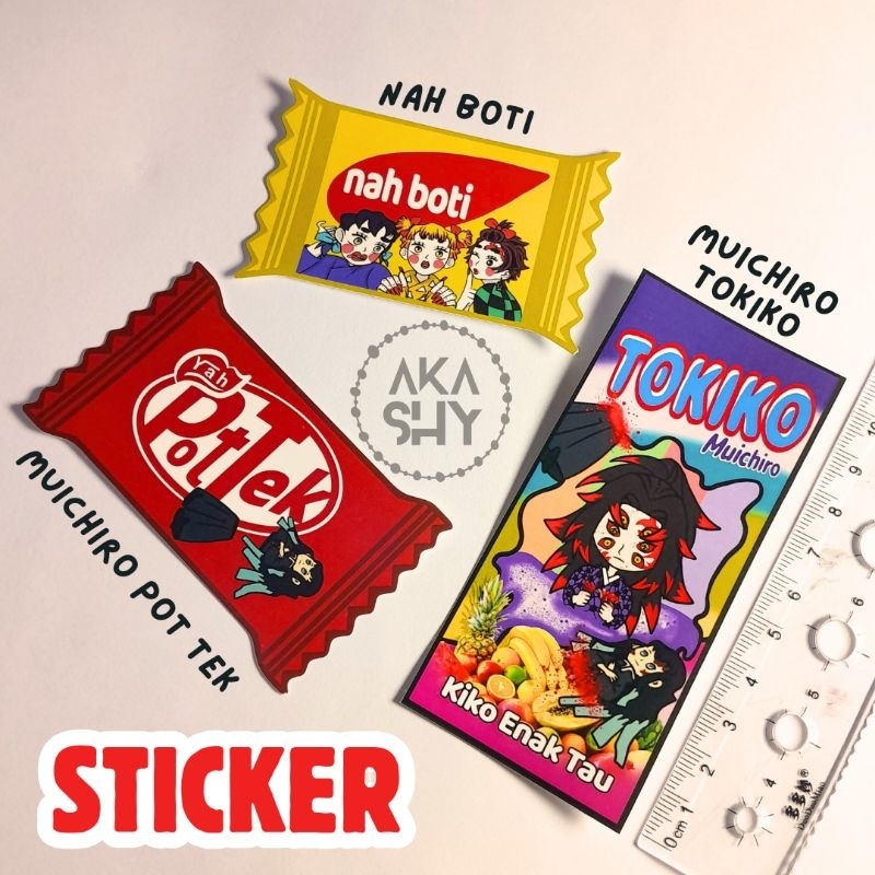 

[1pcs] Stiker Muichiro Pot Tek Kimetsu no Yaiba Demon Slayer/Stiker Muichiro ToKiKo Kimetsu no Yaiba Demon Slayer/Stiker Nah Boti Tanjiro Zenitsu Inosuke