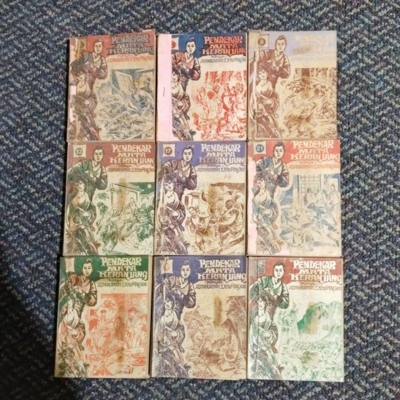 BUKU BUNDEL ORI PENDEKAR MATA KERANJANG NO 1-35 TAMAT KHO PING HOO
