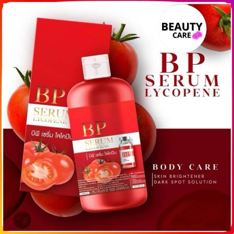 BP SERUM THAILAND LYCOPENE - BP SERUM ARBUTIN GLUTATHIONE 500ML ORIGINAL THAILAND