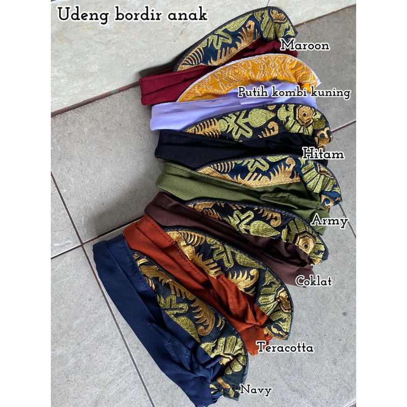 UDENG ANAK BORDIR / UDENG JADI