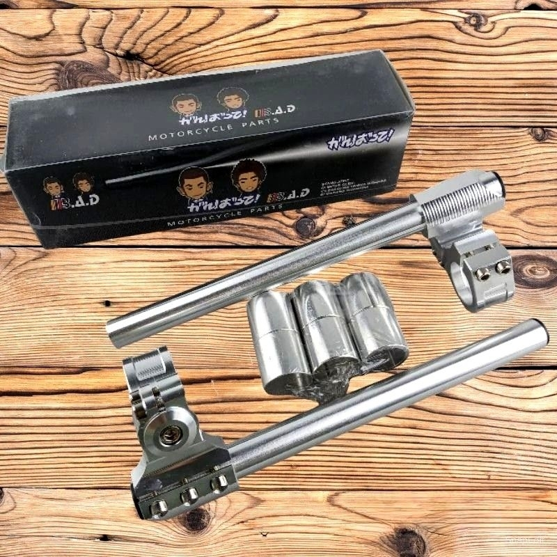 (harga grosiran)stang jepit cnc 45 derajat stang model dkt stang 45derajat original 100% universal m