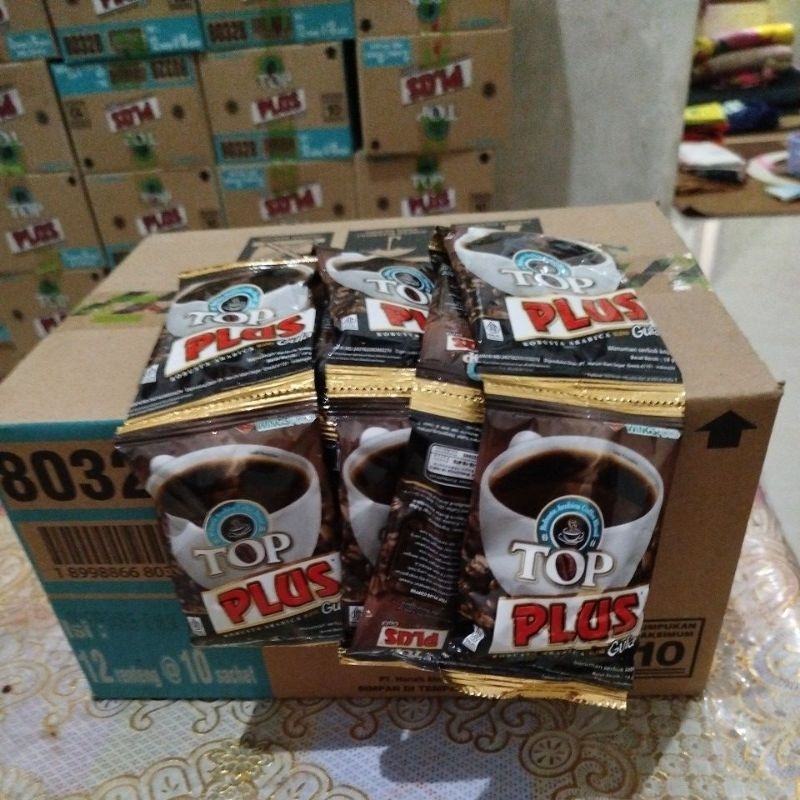 

TOP PLUS 1 DUS ISI 12 RENCENG 18g KOPI PLUS GULA 120pcs (epx 20.05.2026)
