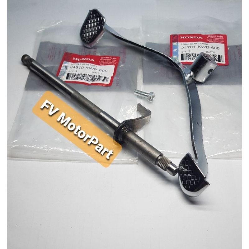 As operan gigi + Pedal operan Gigi Perseneling Revo Absolute Blade 110 Lama Revo Fit Revo Fi KWB