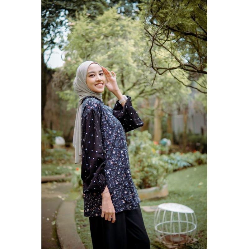 Kemeja Rayon Viscose Full Motif Premiun