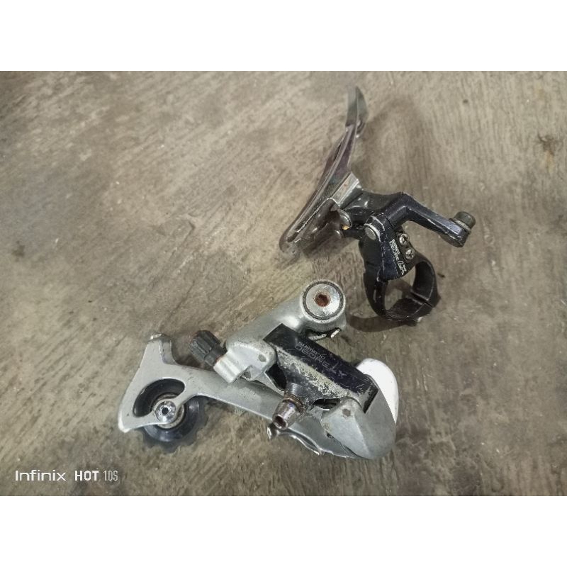 Grupset Rd dan Fd Shimano Deore Lx M550 Japan Vintage