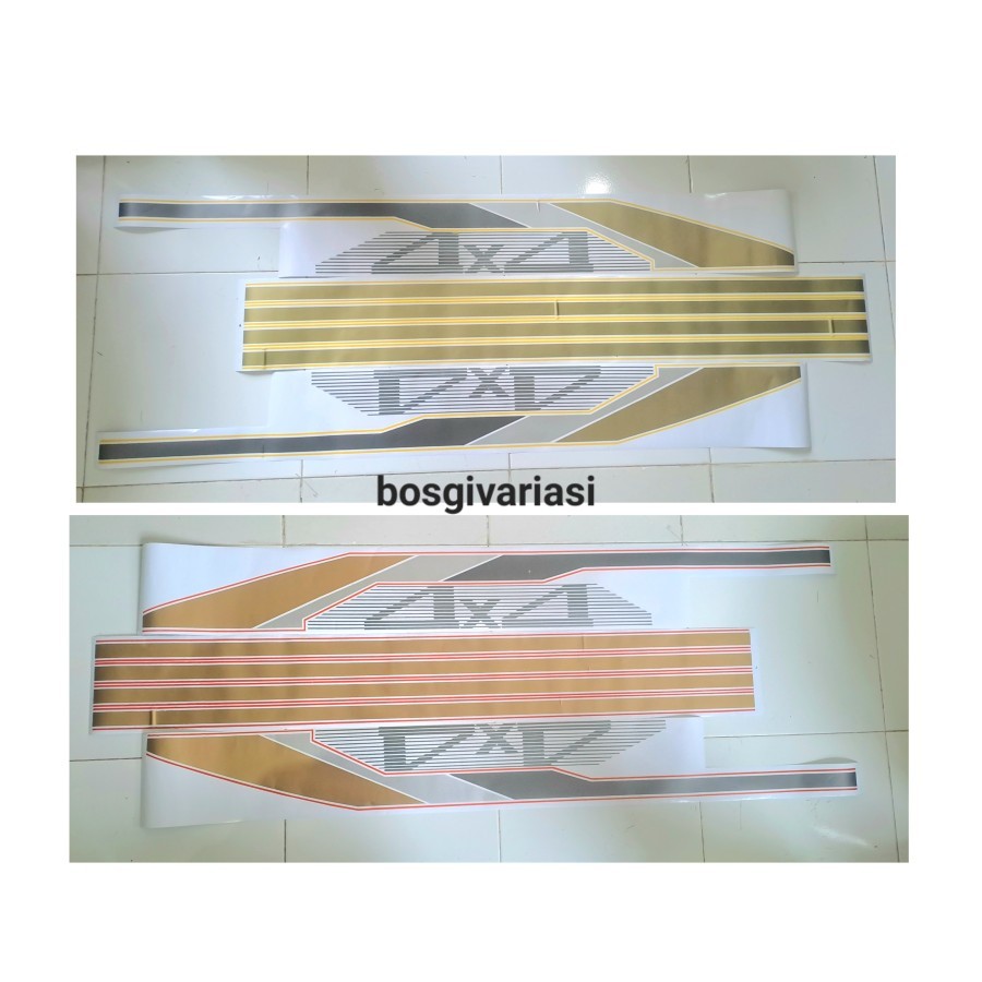 Stiker Sticker List Body Taft 4X4 Gt Rocky Hilline