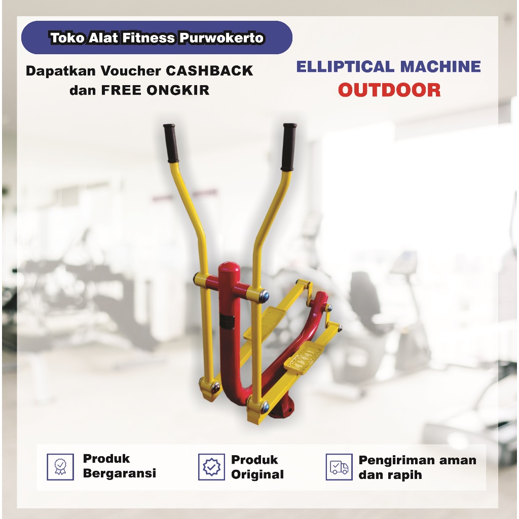 Alat Fitness Outdoor Elliptical Machine Taman dan alun alun