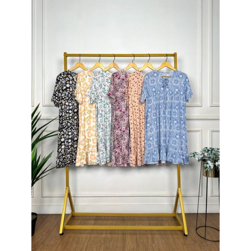 KALLA DRESS PENDEK RAYON PREMIUM