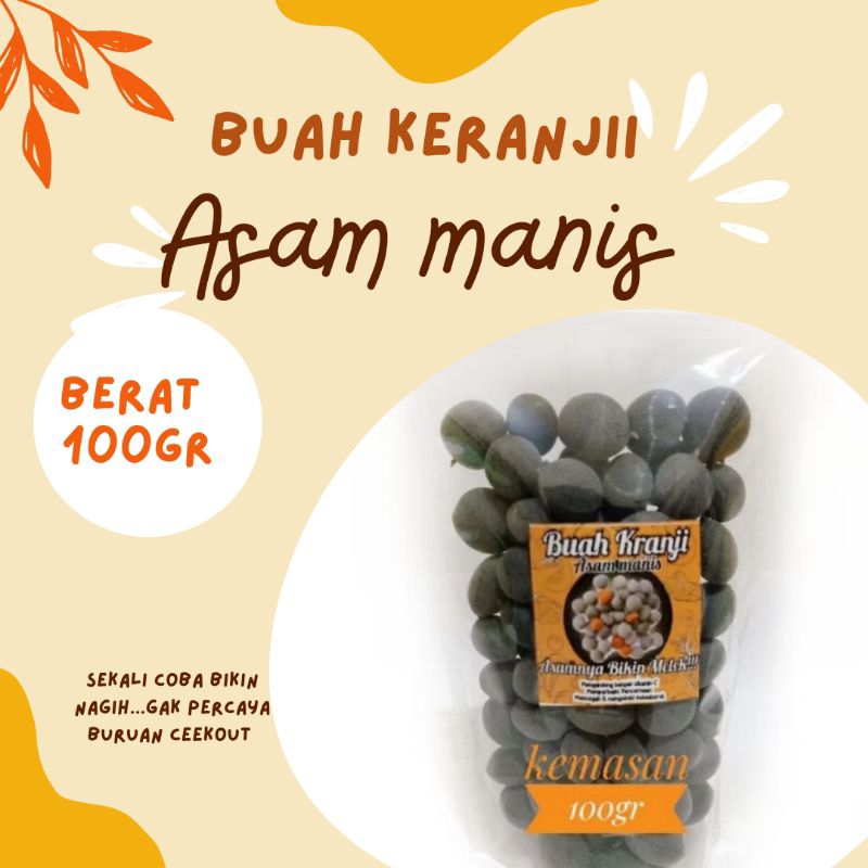 

Keranji Buah keranji 100gr asam manis alami asli khas banten cina cino bludru asam ranji