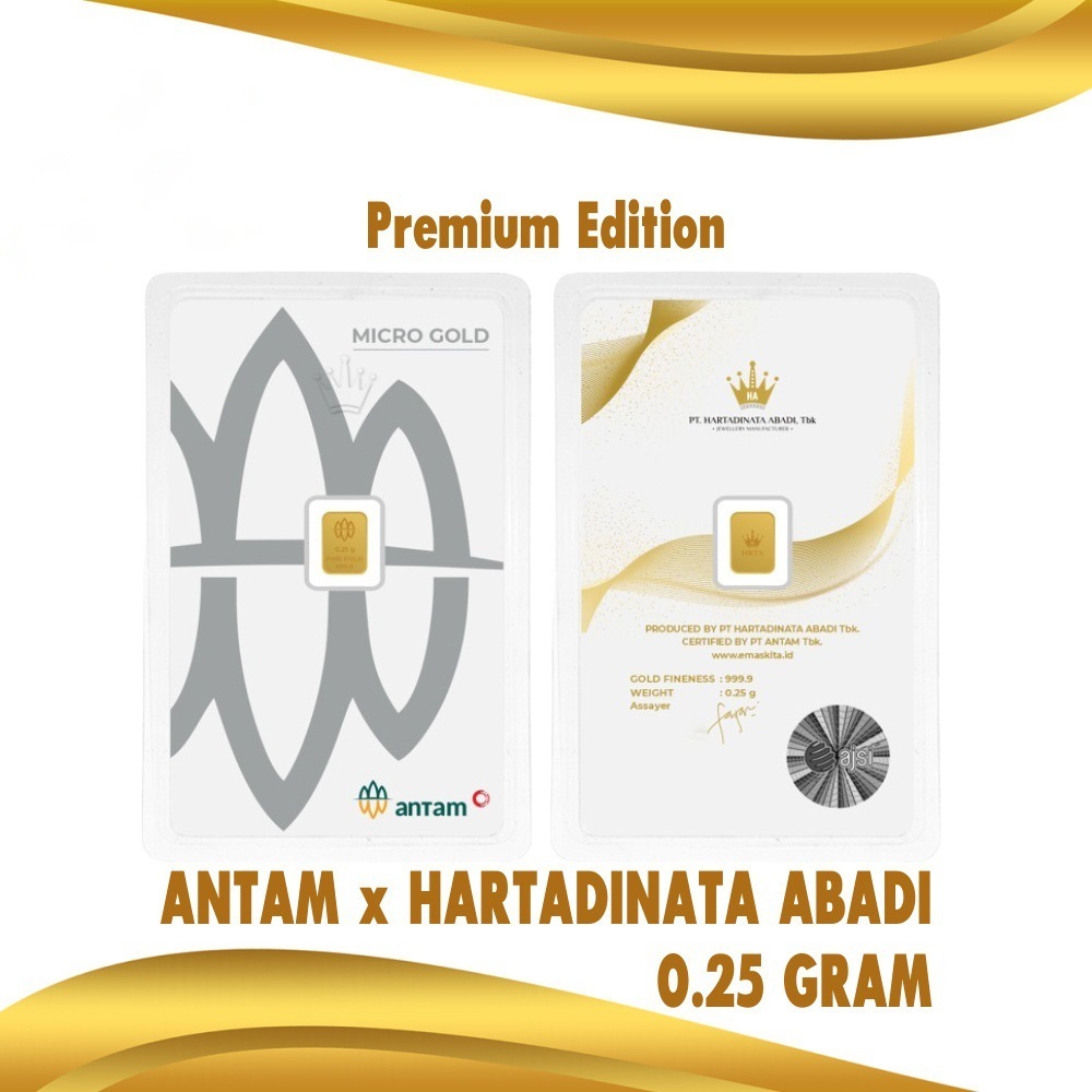 LM EMAS ANTAM 0.25 Gram, LOGAM MULIA TERBARU