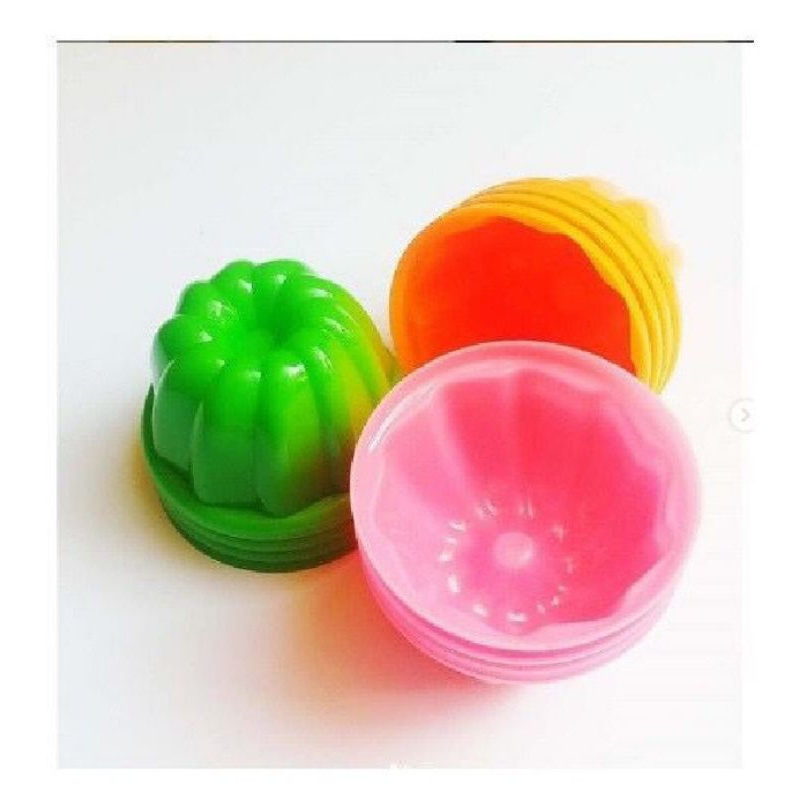 Cetakan kue bunga talam ulir isi 24 pcs