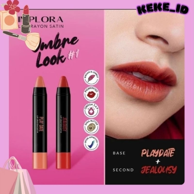 IMPLORA LIP CRAYON SATIN / LIP CRAYON / IMPLORA LIPSTICK CRAYON