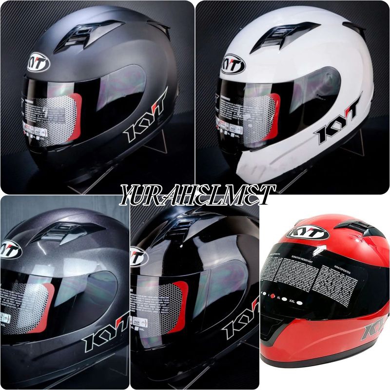 kyt r10 polos original/KYT R10 SOLID/helm fullface kyt r10/HELM FULLFACE KYT ORIGINAL 100%