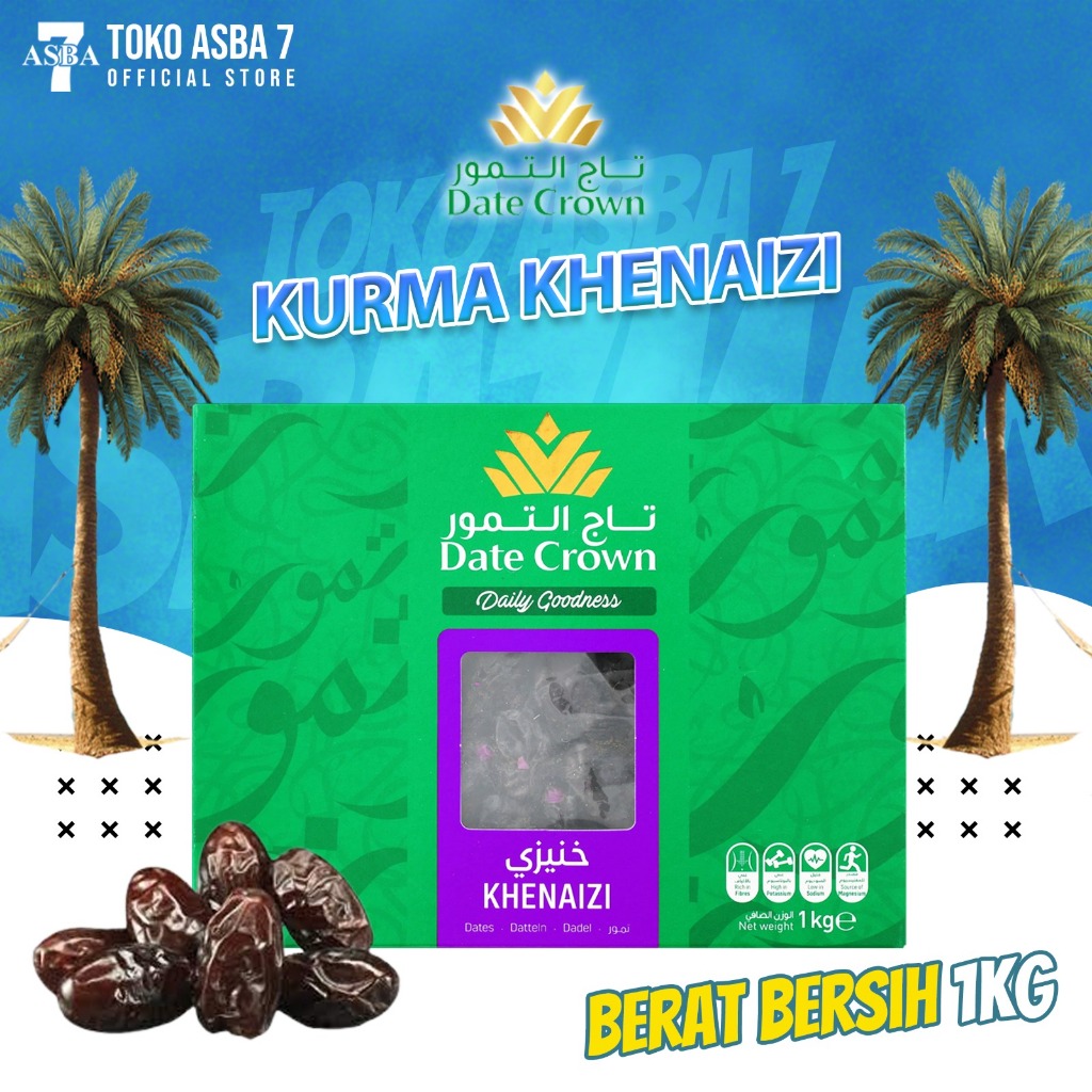 

DATE CROWN KHENAIZI PREMIUM EMIRATES DATES 1KG