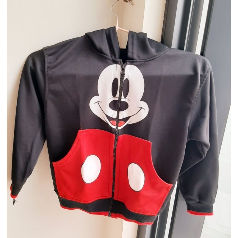 jaket anak mickey jaket hoodie anak karakter mickey jaket anak waterproof karakter mickey