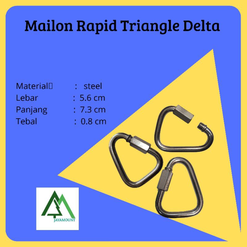 Mailon Rapid Triangle Delta | quick link for semi permanent connections