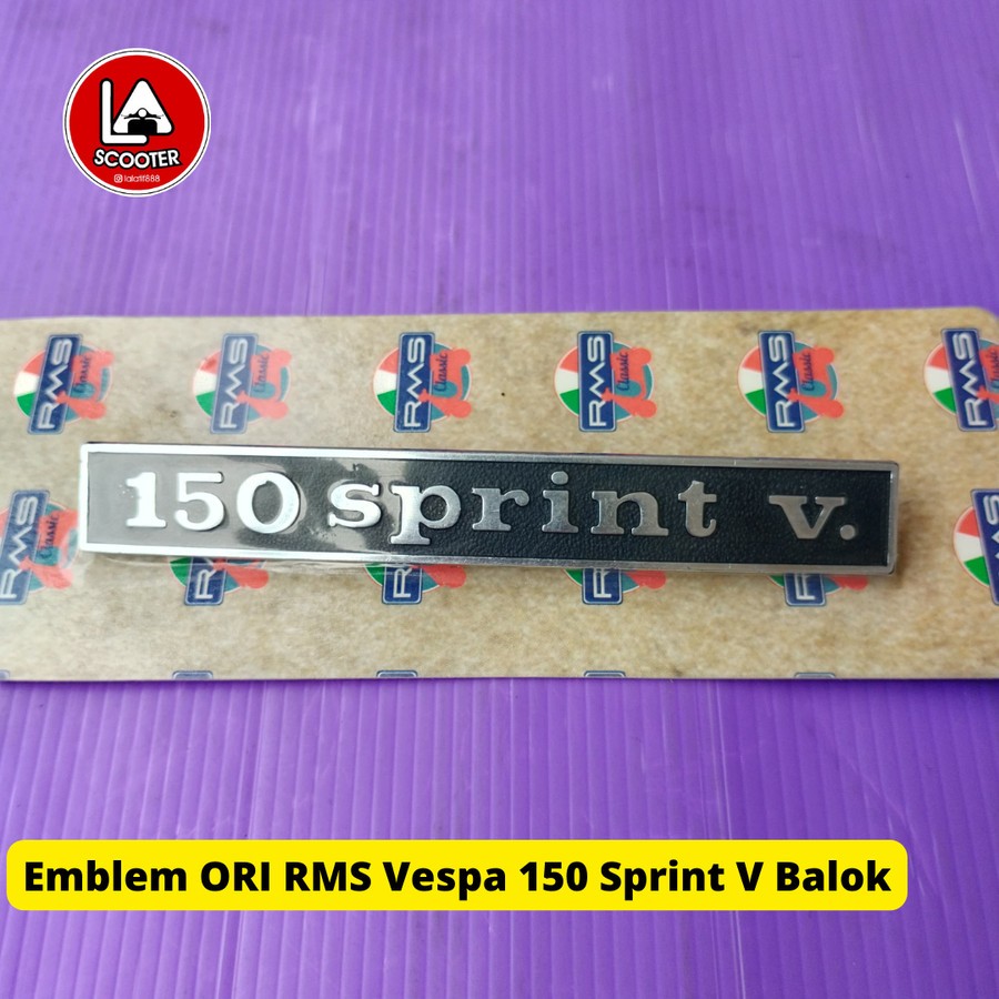 Emblem ORI RMS Vespa 150 Sprint V Balok